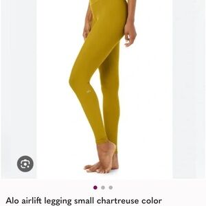 ALO Yoga Chartreuse Leggings